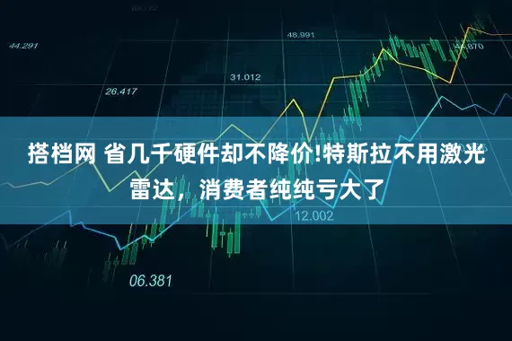 搭档网 省几千硬件却不降价!特斯拉不用激光雷达，消费者纯纯亏大了